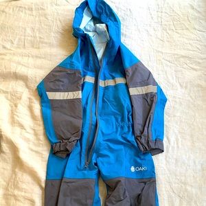 Oaki Rain Suit 3T blue